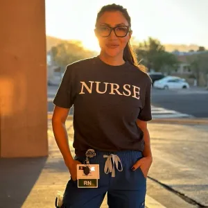 Women's Nurse Defined Boyfriend Fit T-Shirt - Midnight Navy