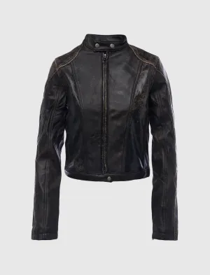 WOMEN'S SIGNATURE MOTO JACKET