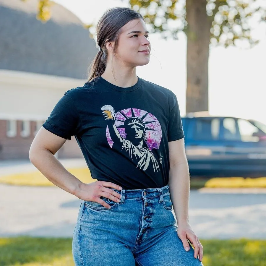 Women's Toast To Freedom Boyfriend Fit T-Shirt - Realtree Extreme®