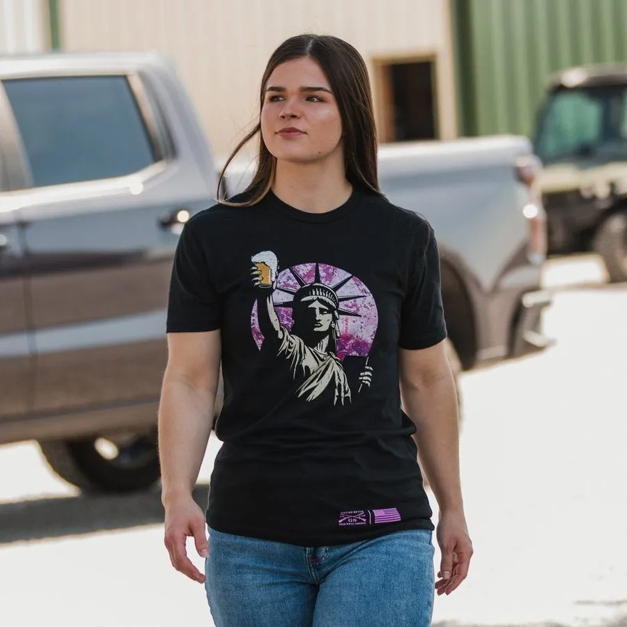 Women's Toast To Freedom Boyfriend Fit T-Shirt - Realtree Extreme®