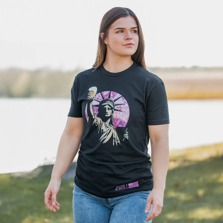 Women's Toast To Freedom Boyfriend Fit T-Shirt - Realtree Extreme®