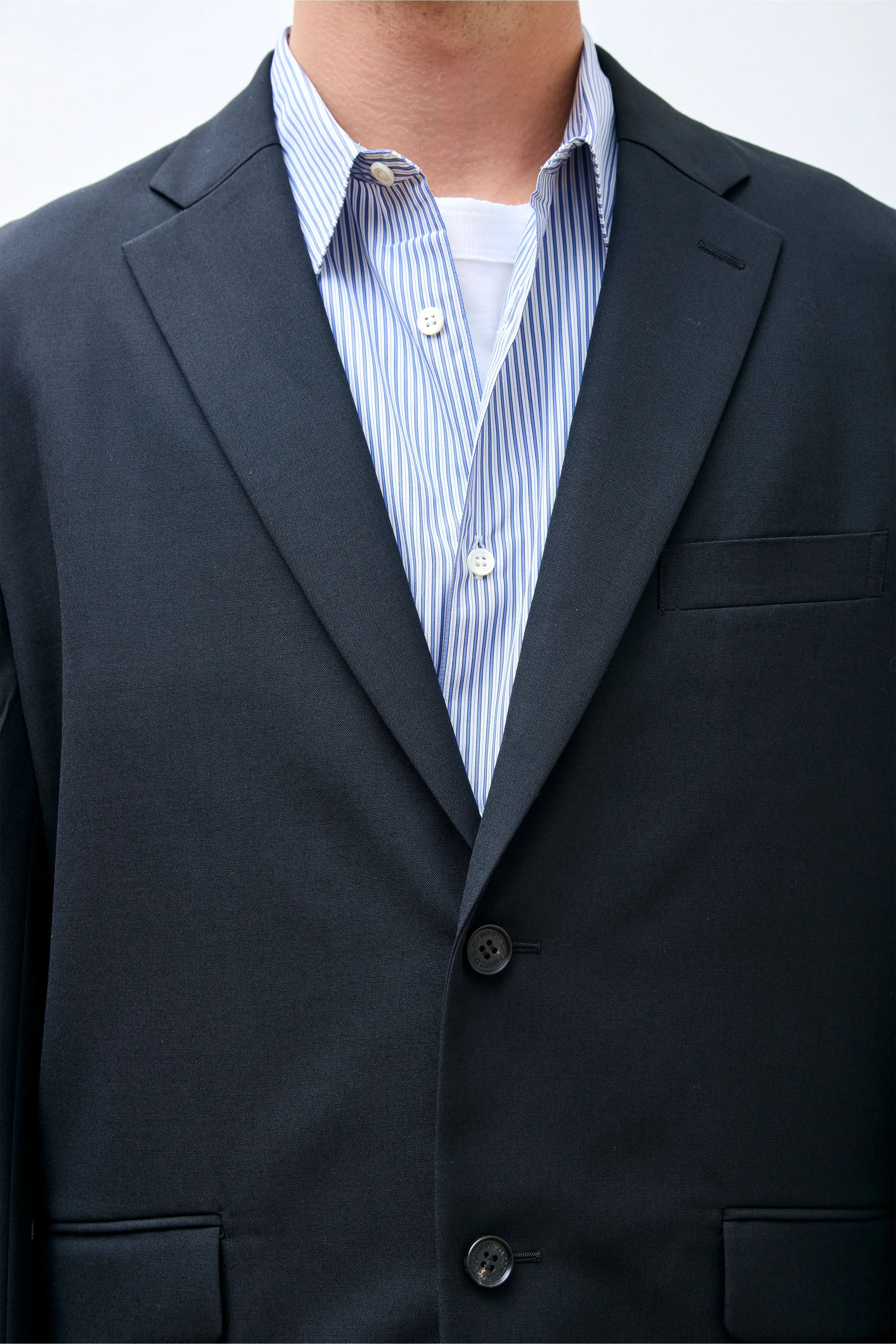 Wool Blazer Black