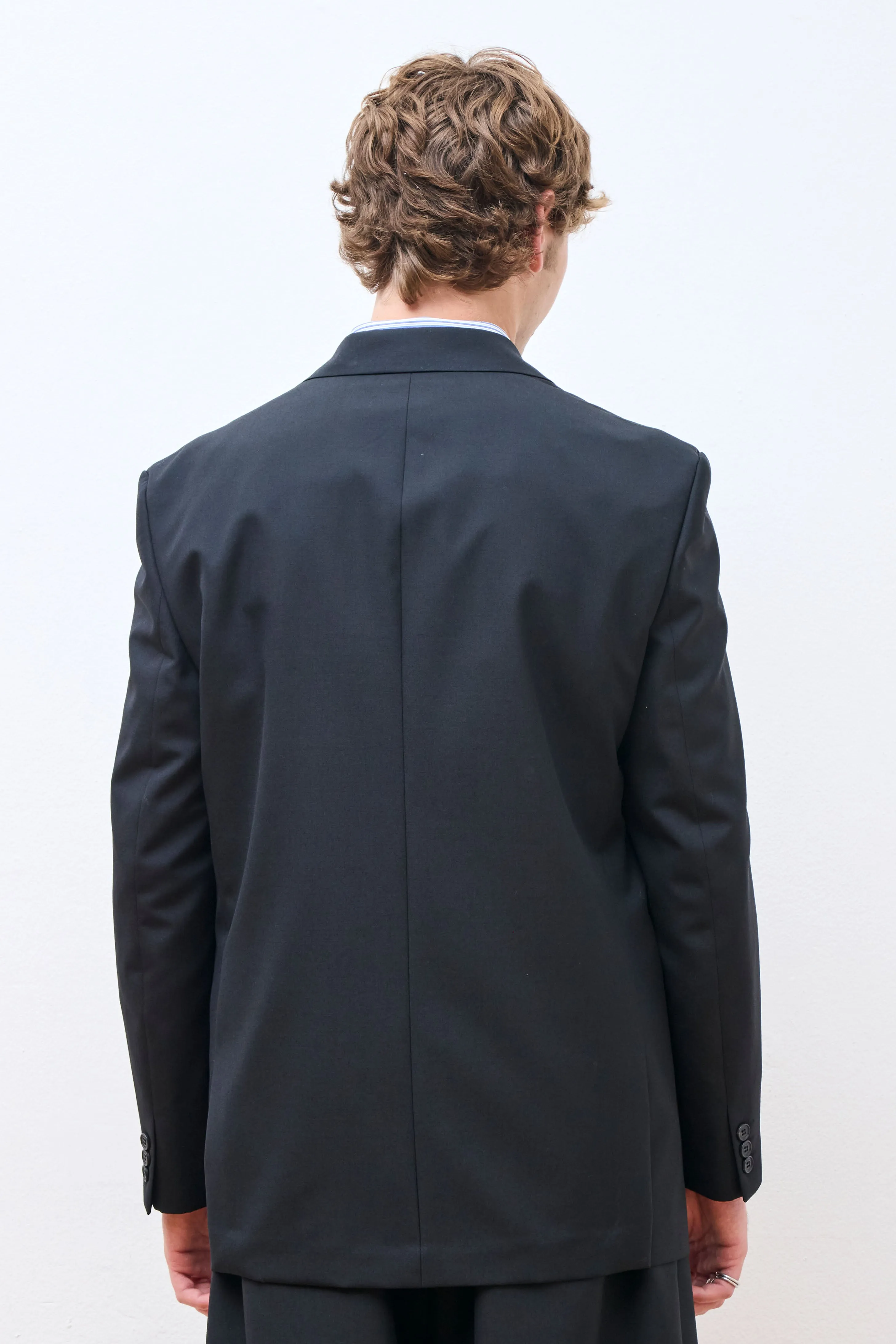 Wool Blazer Black