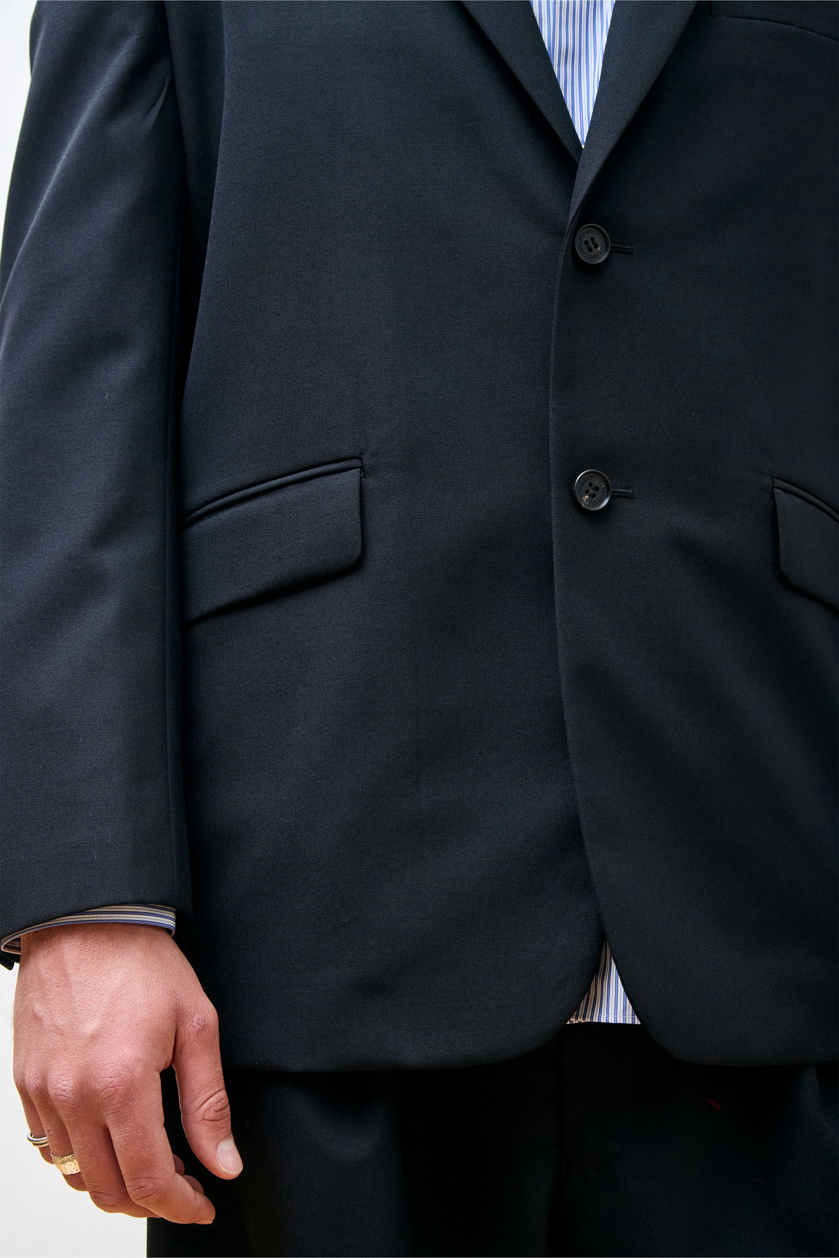 Wool Blazer Black