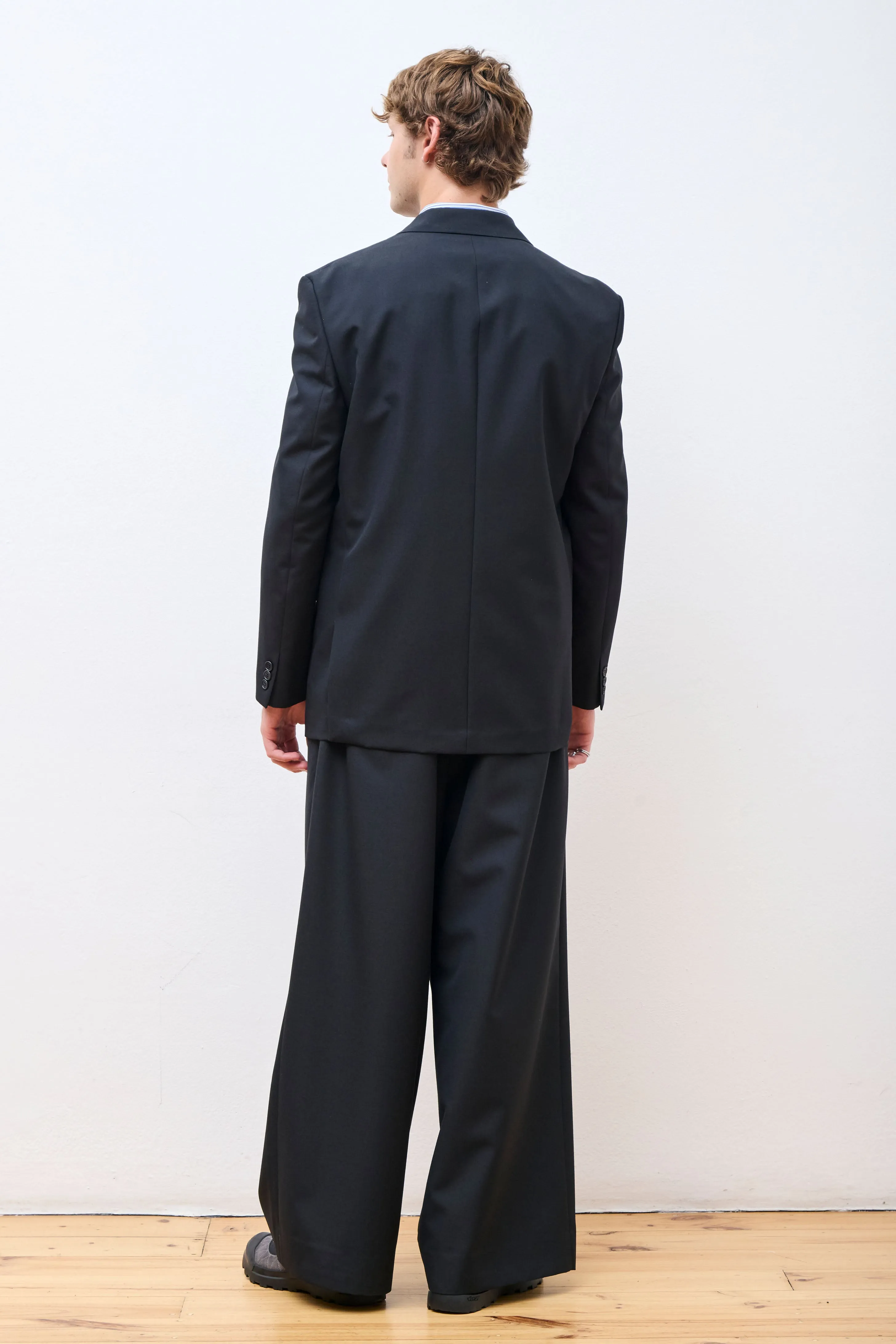 Wool Blazer Black
