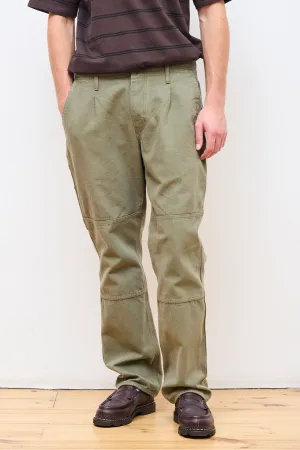 Worker Trousers Sulfur Dye Khaki