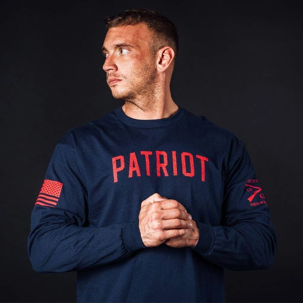 Zero F's Given Long Sleeve - Midnight Navy