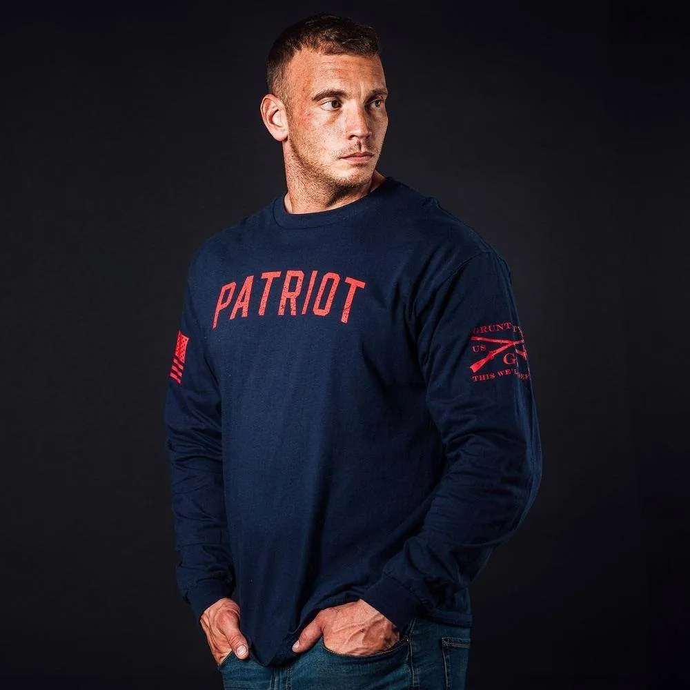 Zero F's Given Long Sleeve - Midnight Navy