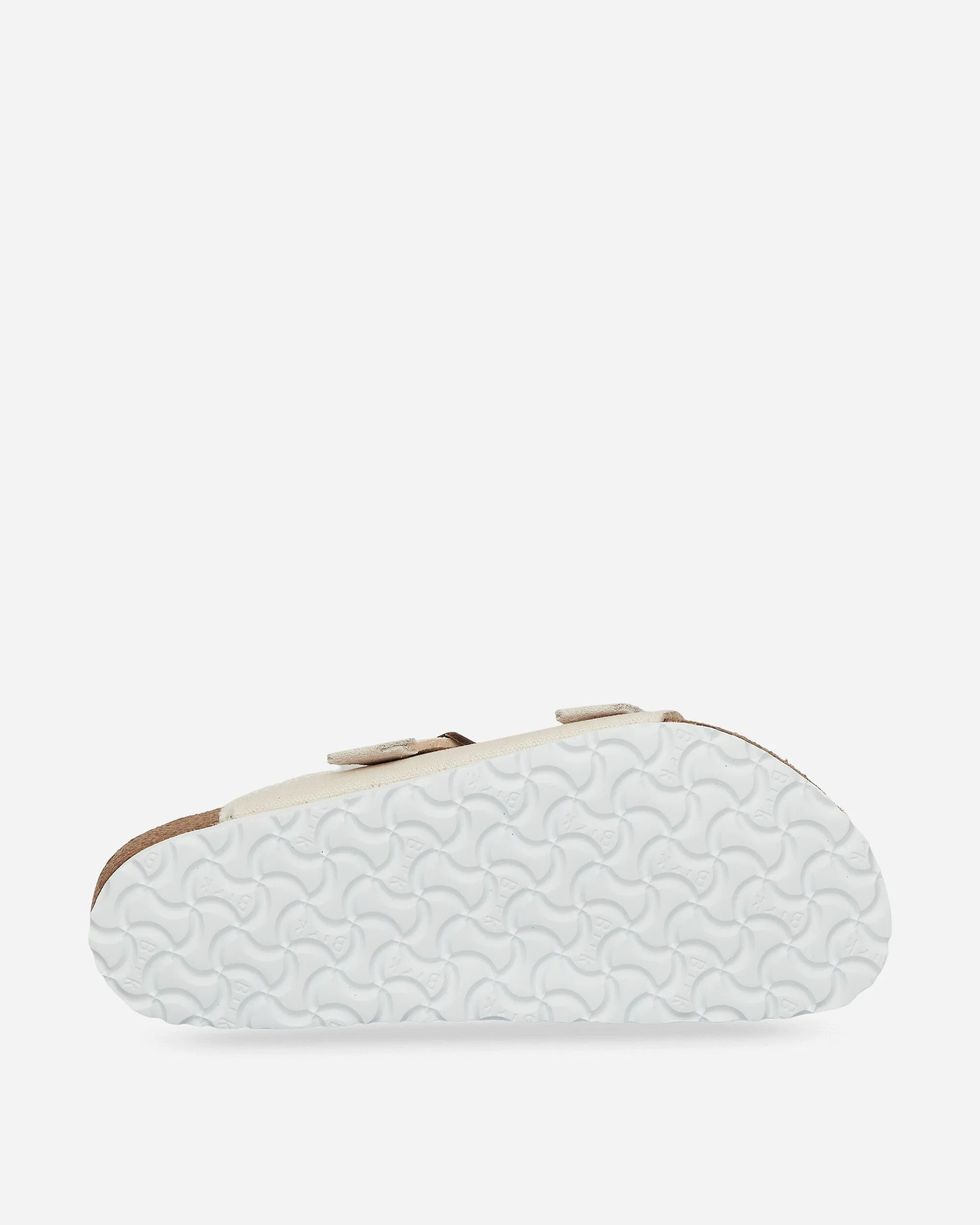 Zürich Suede Canvas Sandals Eggshell